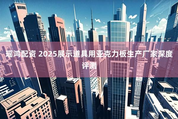 瑶鸿配资 2025展示道具用亚克力板生产厂家深度评测